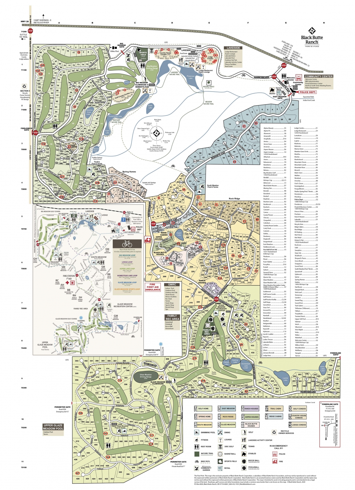 black butte ranch directions